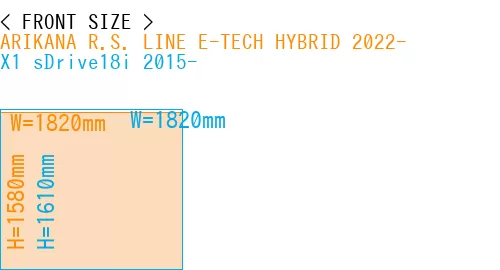 #ARIKANA R.S. LINE E-TECH HYBRID 2022- + X1 sDrive18i 2015-